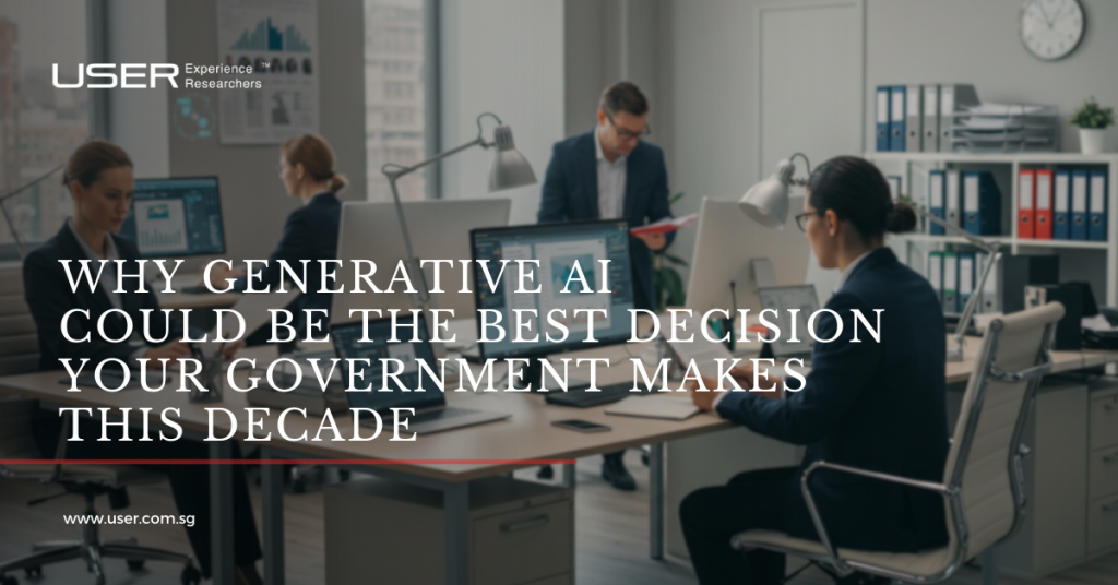 Government epmployees using Generative AI for article "Why Generative AI Could Be the Best Decision Your Government Makes This Decade"